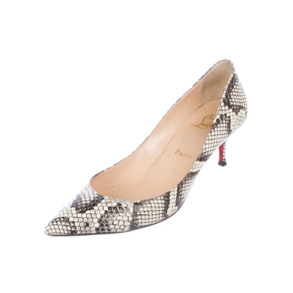 Christian Louboutin Snakeskin Pigalle Follies Heels